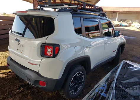 2017 Jeep Renegade Trailhawk 4X4 z USA, uszkodzony, nr VIN ZACCJBCB5HPG66909